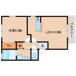 新大宮駅 徒歩7分 2階の物件間取画像